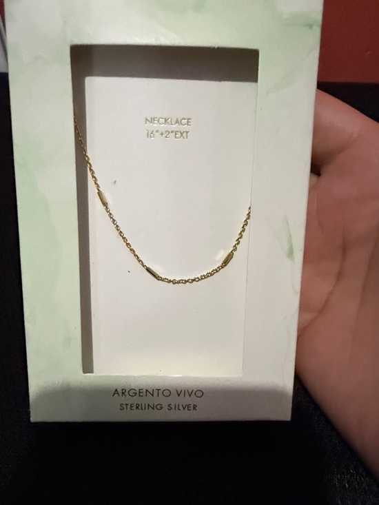 Argento Vivo Jewelry - Argento Vivo Gold Layered Sterling Silver Necklace